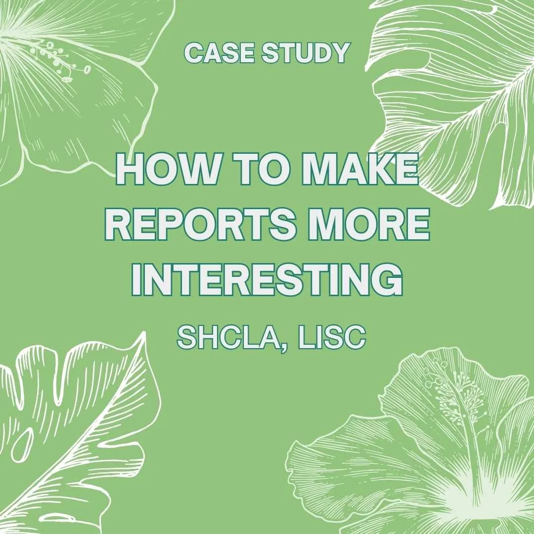 How to make reports more interesting