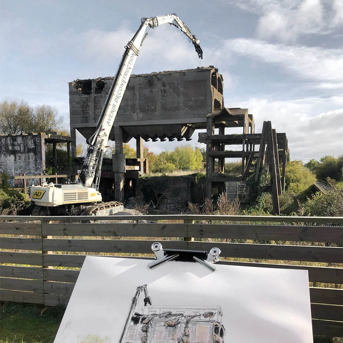 TRIGNAC - DECONSTRUCTION DES FORGES