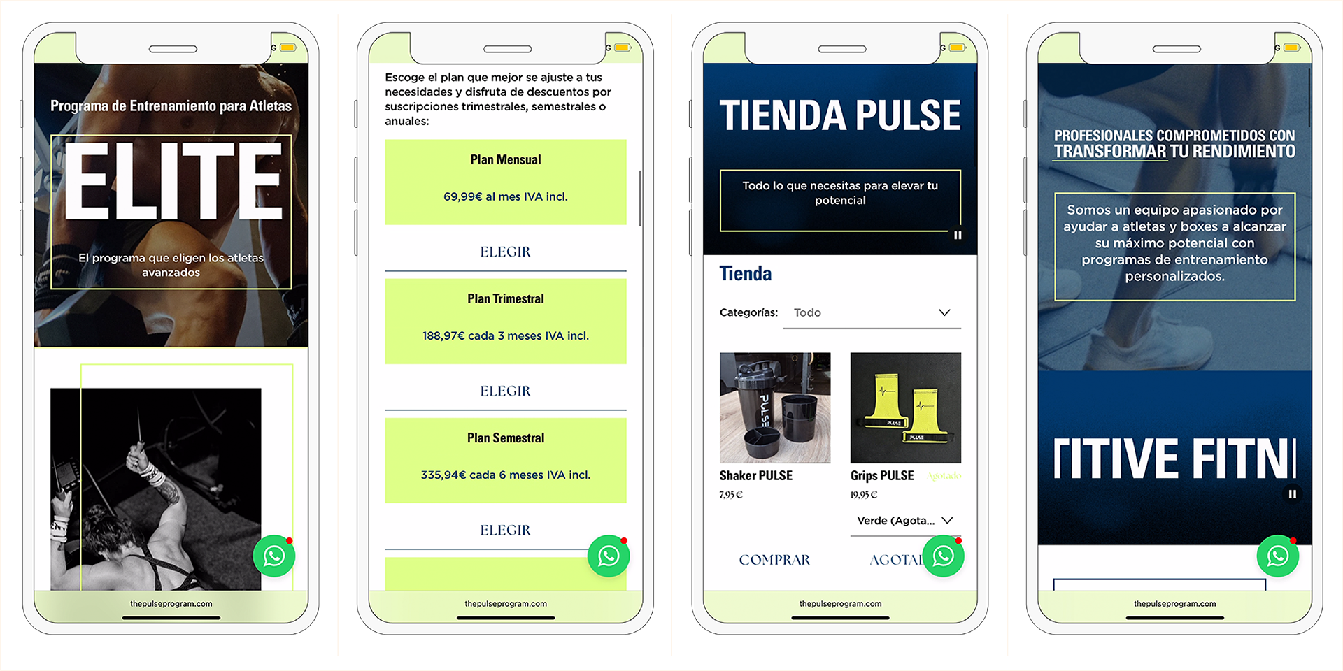 Responsive redesign for a fitness coaching service's website.png