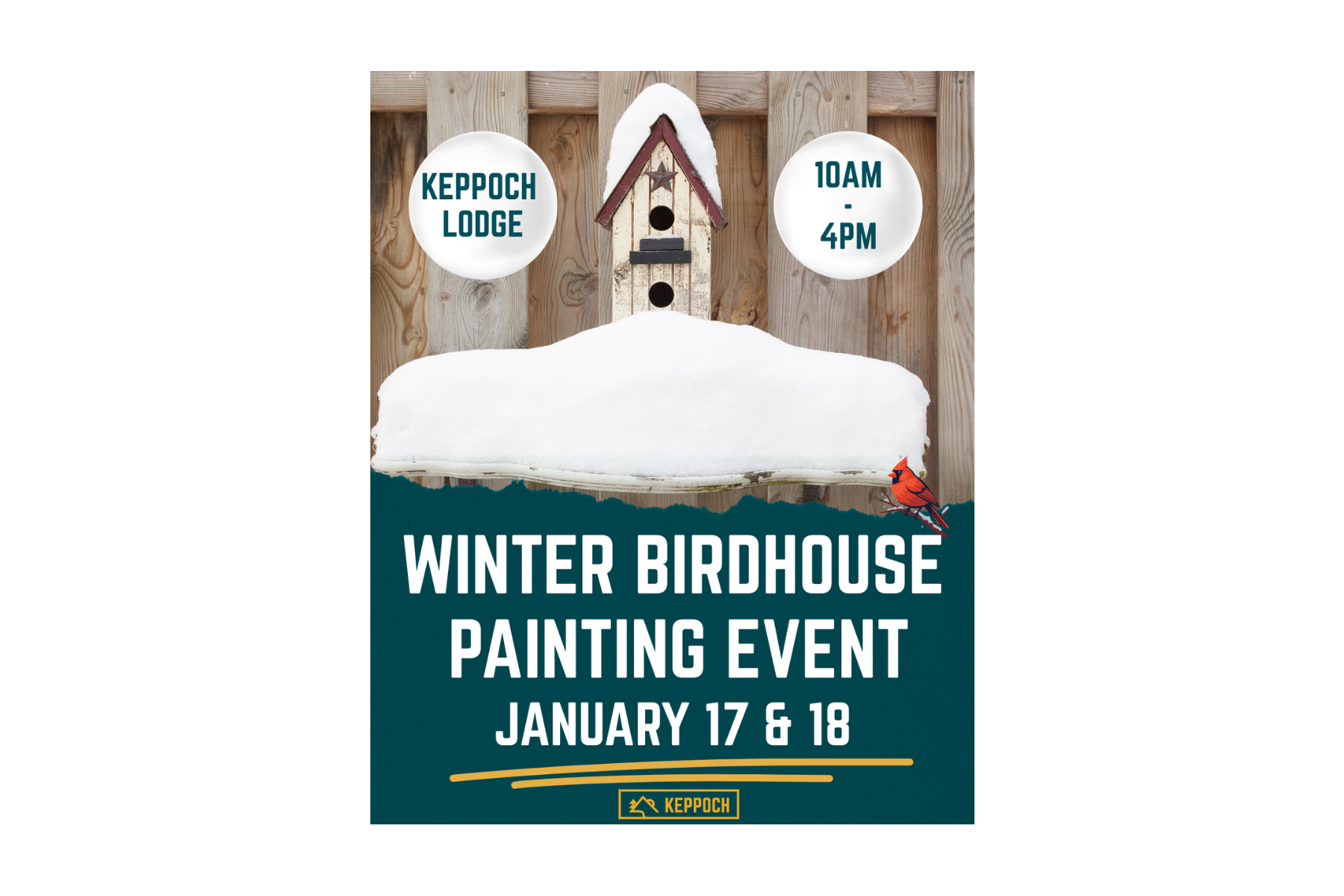 KEPPOCH WINTER BIRDHOUSE CRAFT WEEKEND