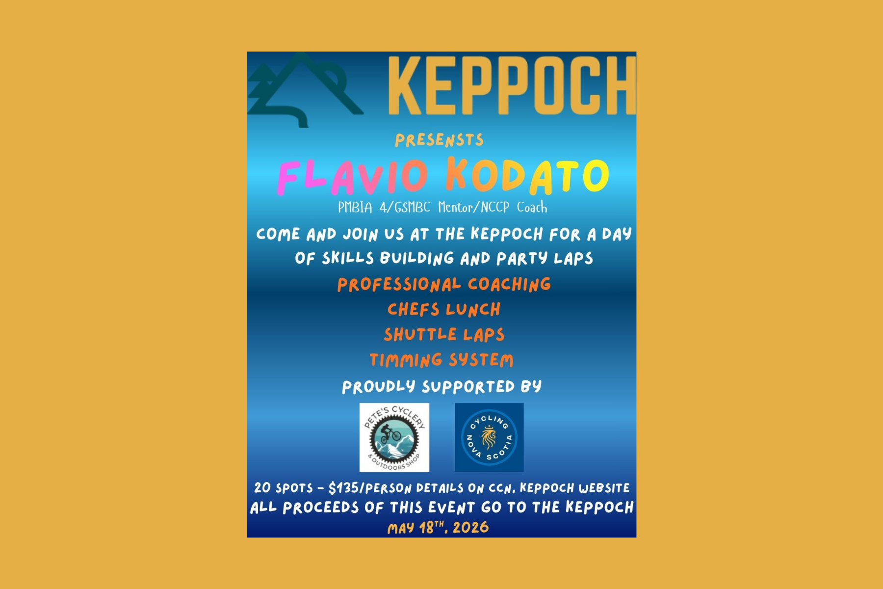 Flavio Kodato Adult Skills Camp