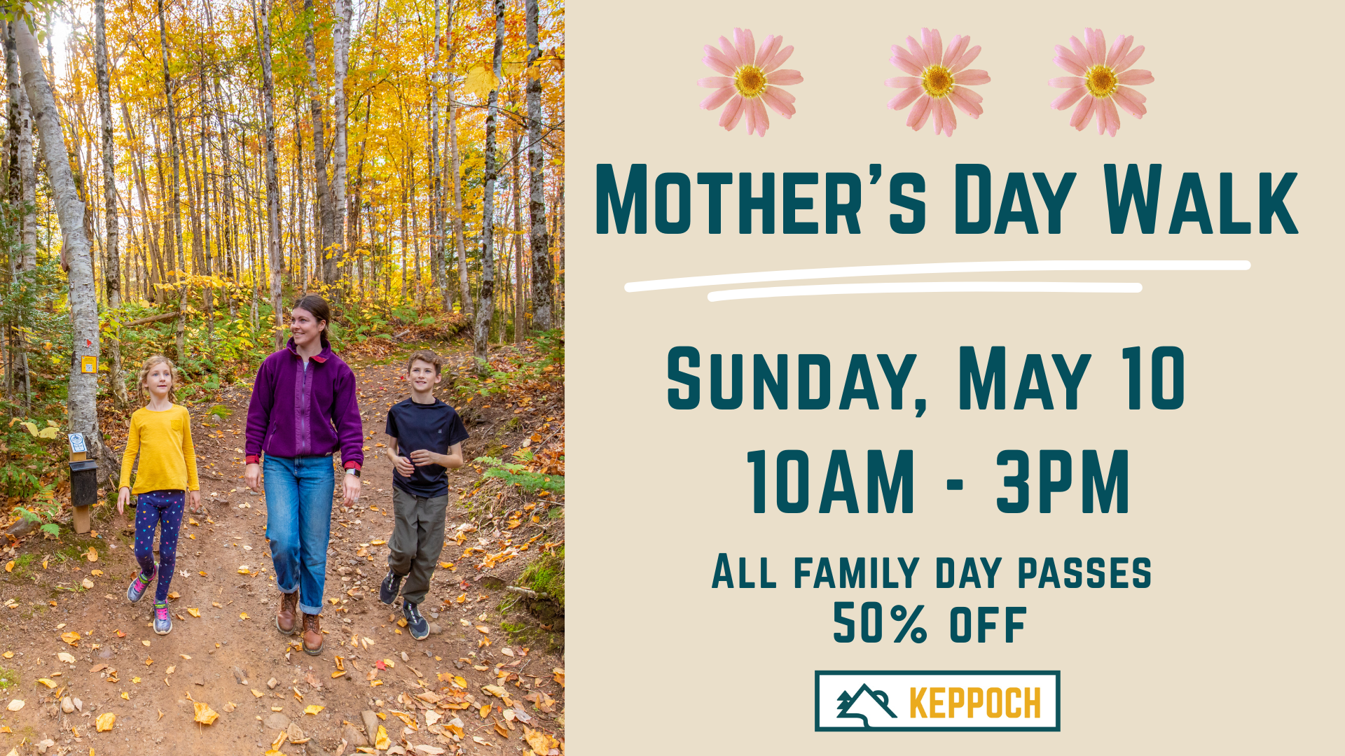 Mother's Day Walk at the Keppoch