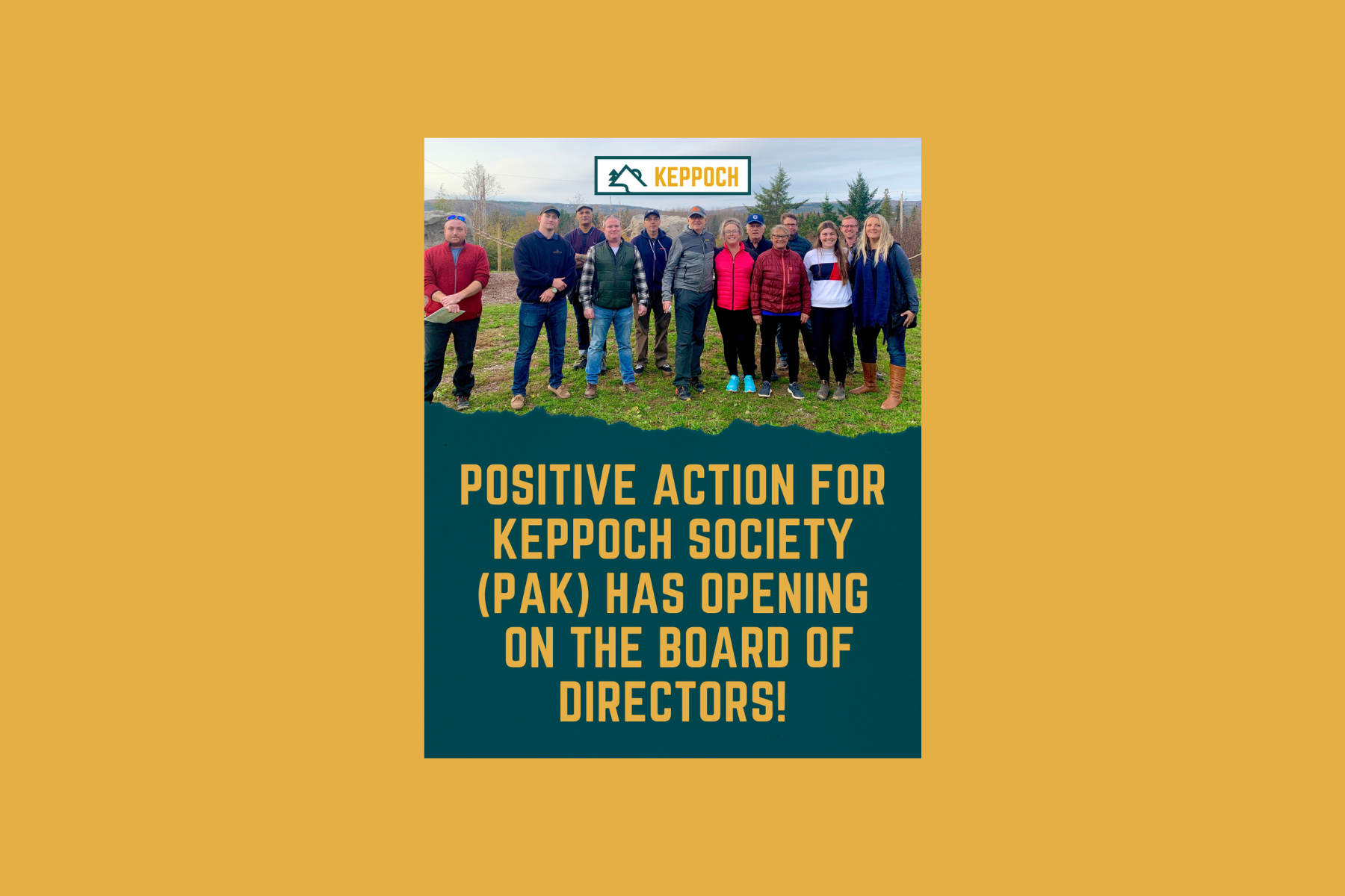 Positive Action for Keppoch&nbsp;Society (PAK) has opening on the Board of Directors!