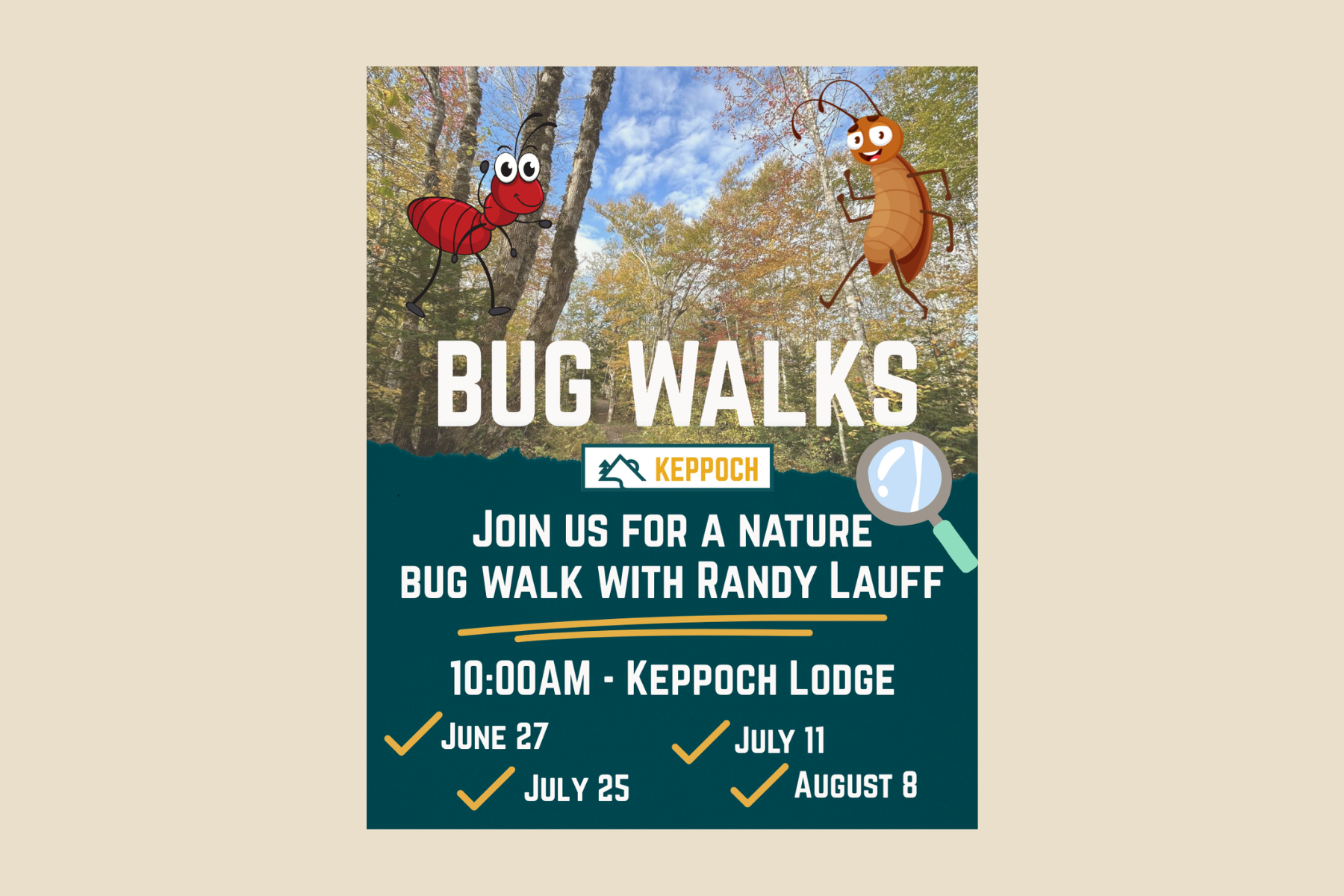 Bug Walks at the Keppoch with Randy Lauff