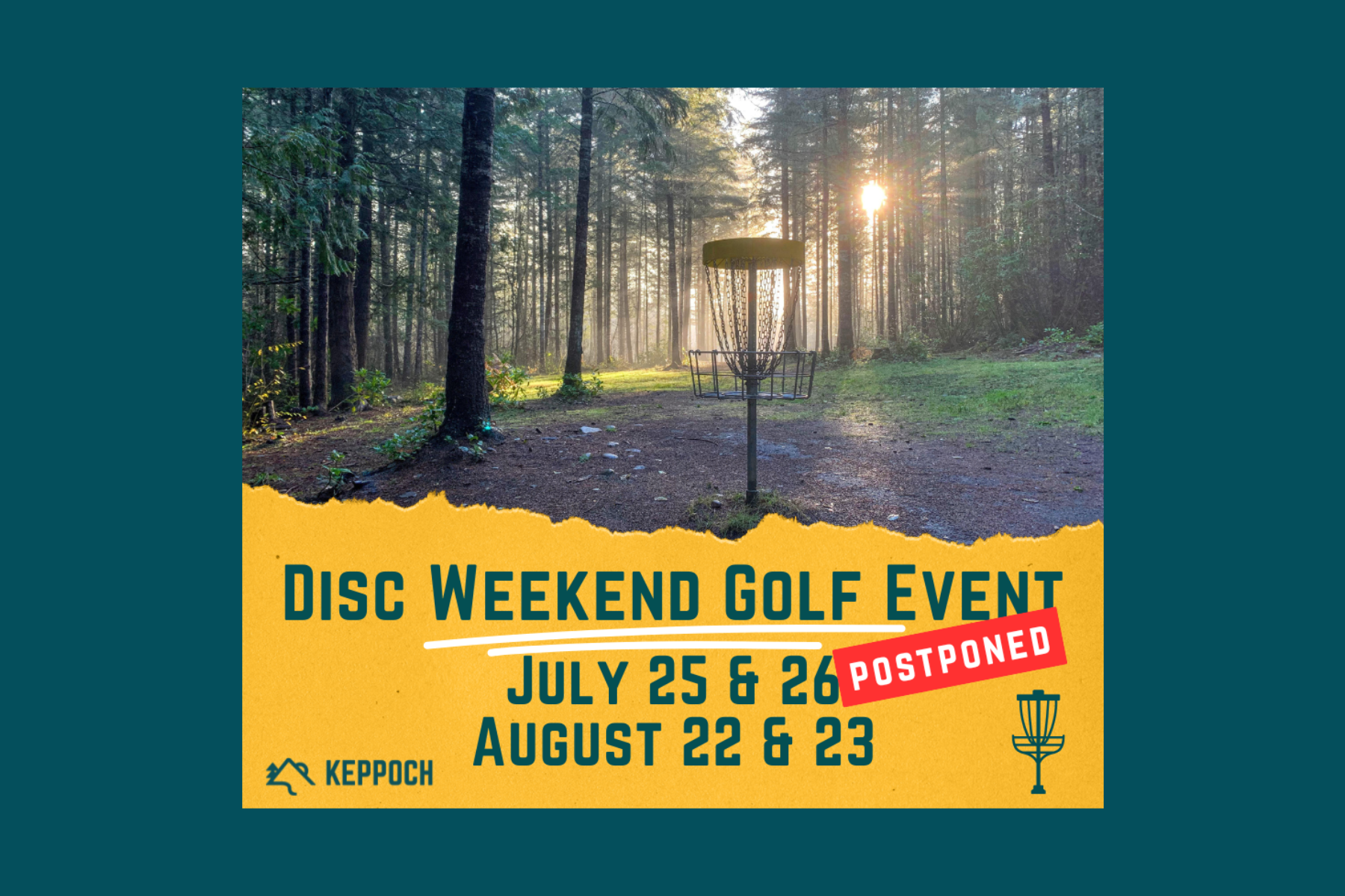 DISC GOLF WEEKEND AT THE KEPPOCH - POSTPONED