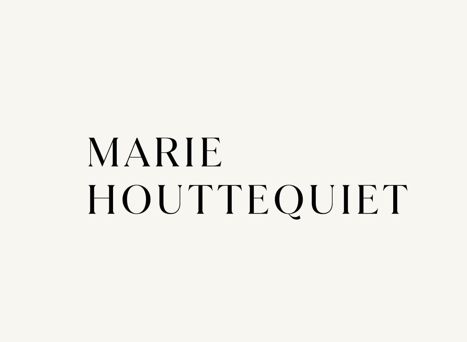 Marie Houttequiet