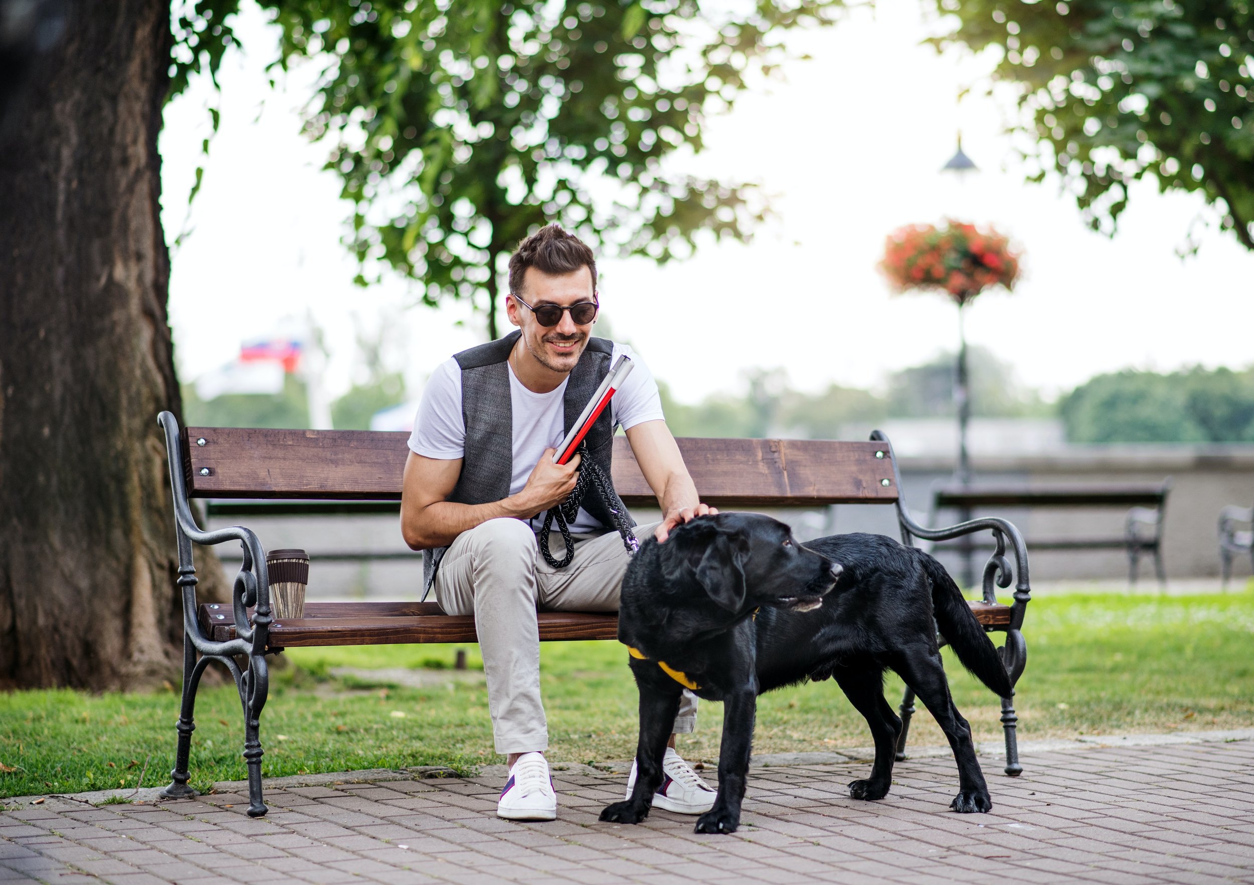 Man with Dog