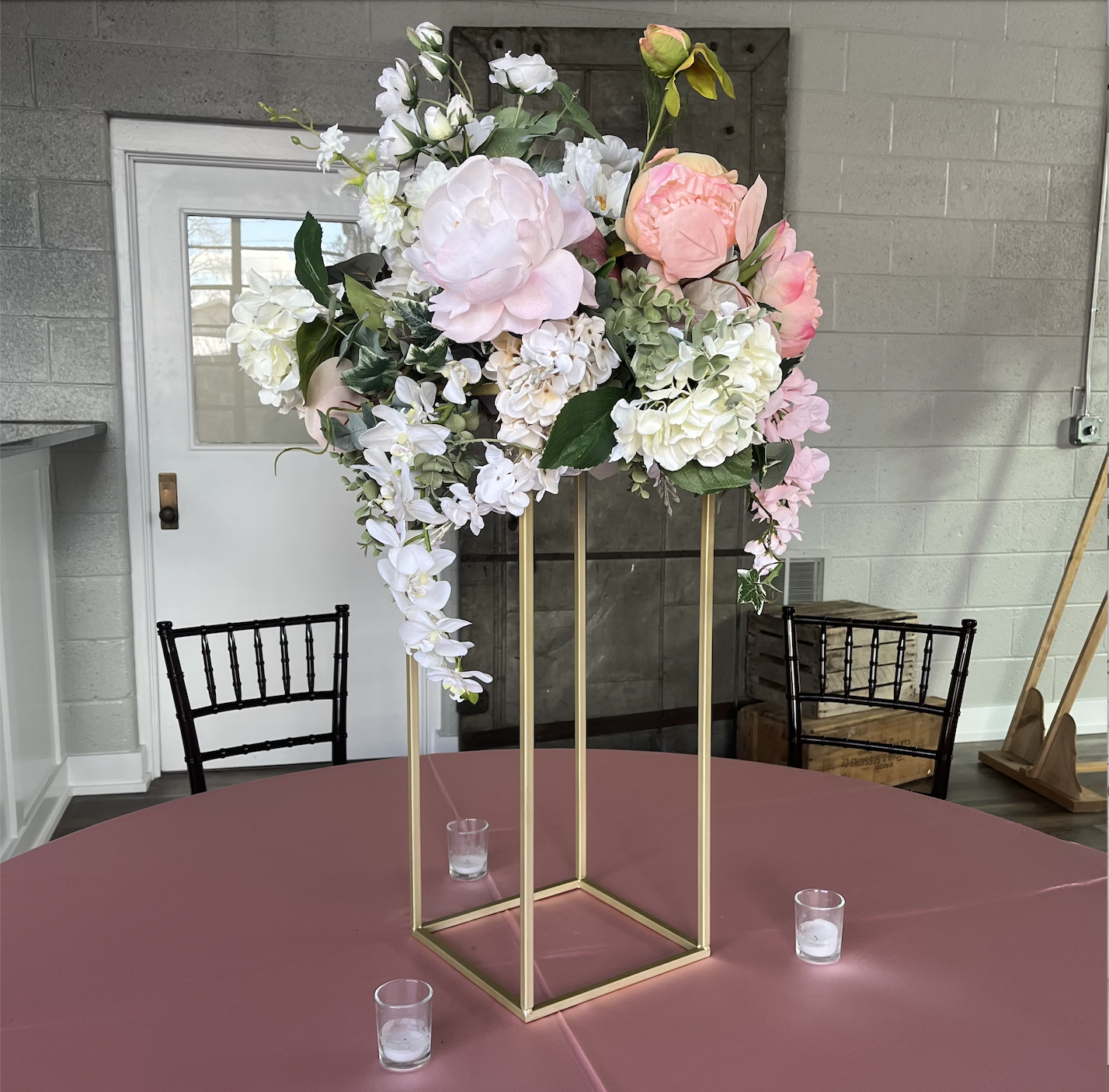 Pink & White Floral Arrangement - $35 per arrangement, 3 Available for Rent