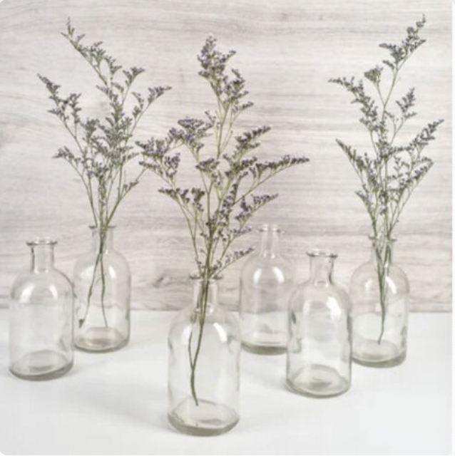 Medium (5 inch) Glass Bud Vase - $1 per vase