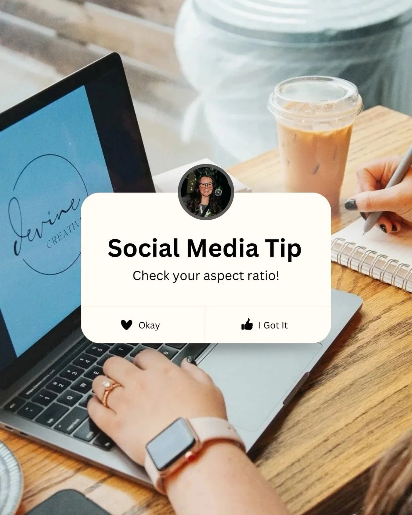 the holidays have got me feeling a little generous, so here&rsquo;s a free tip to make your content pop! 😉 

aspect ratios tell you the width and height of your image. on instagram, you can choose from square (1:1), portrait (4:5), and landscape (1.