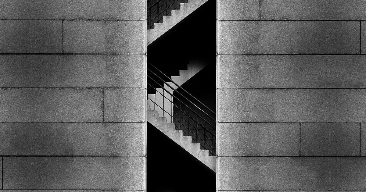 A staircase to highlight that building trust with a branding consultant is a strategic investment.