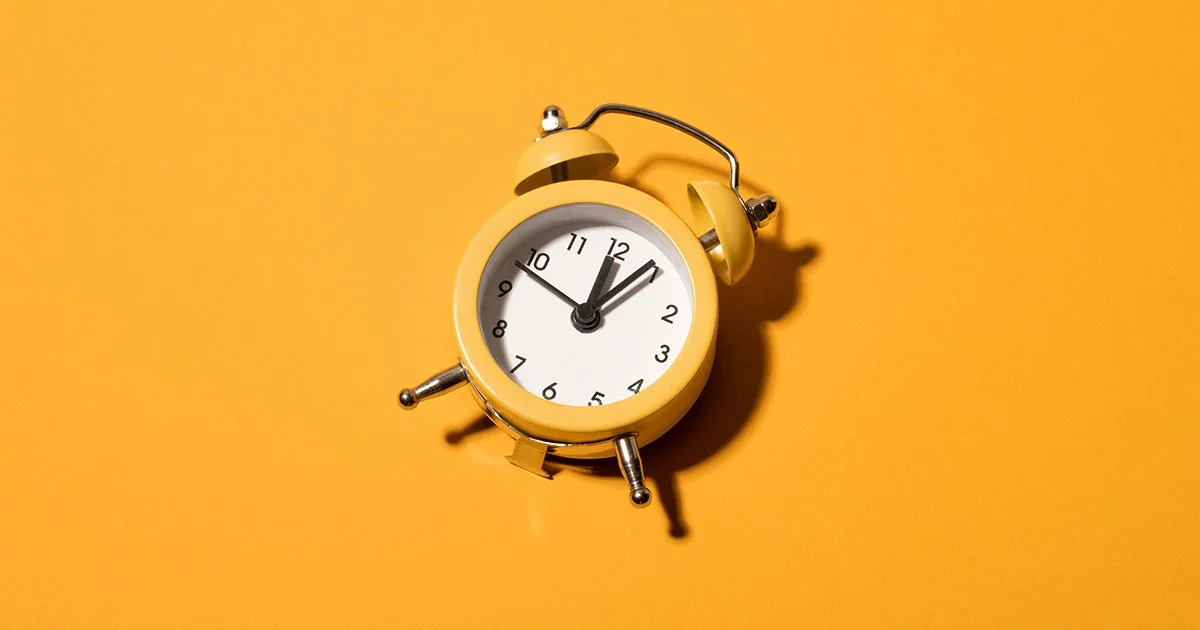 An alarm clock to illustrate that it's time for charity organisations to wake up to the importance of branding.