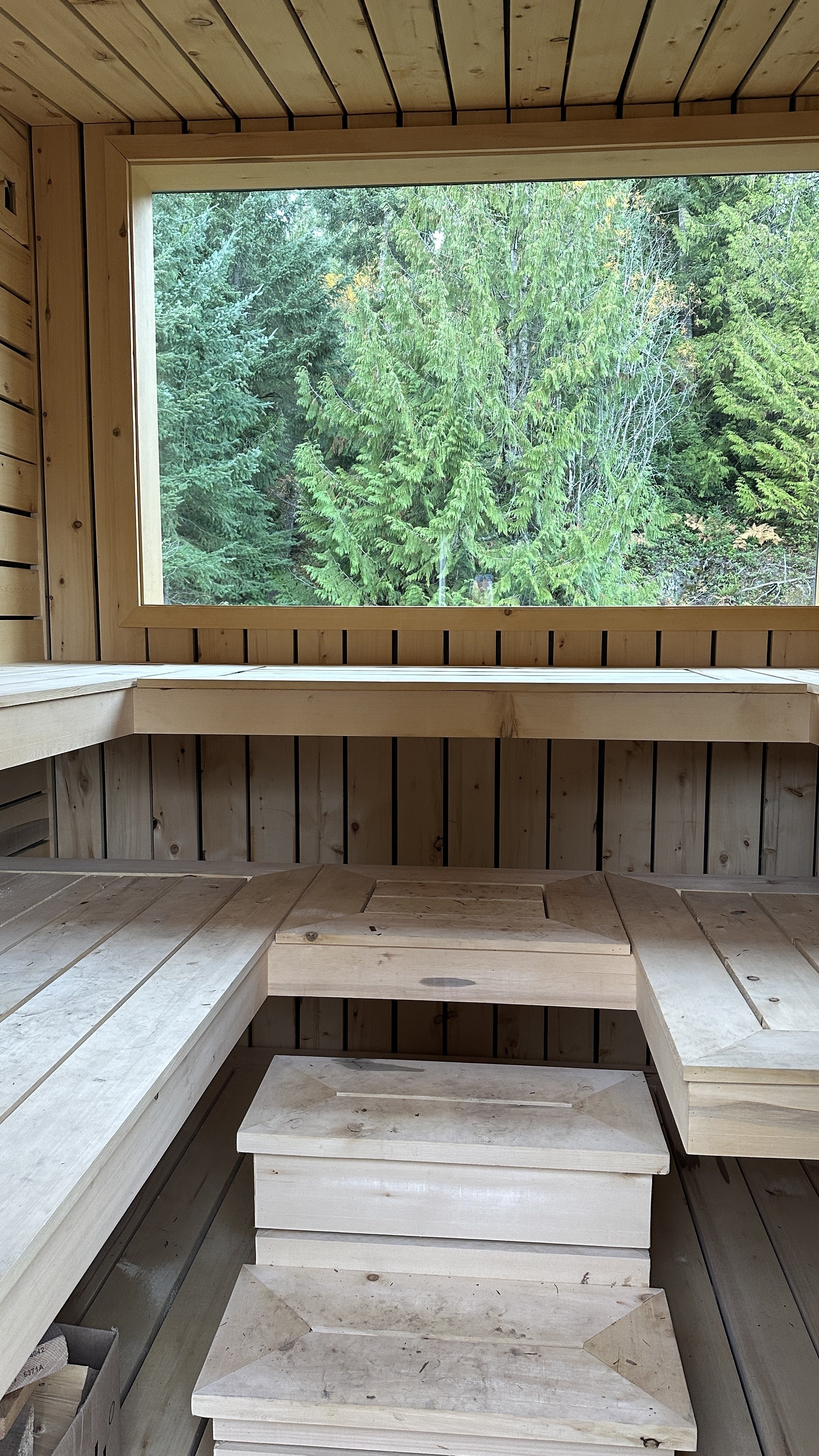 custom cedar sauna