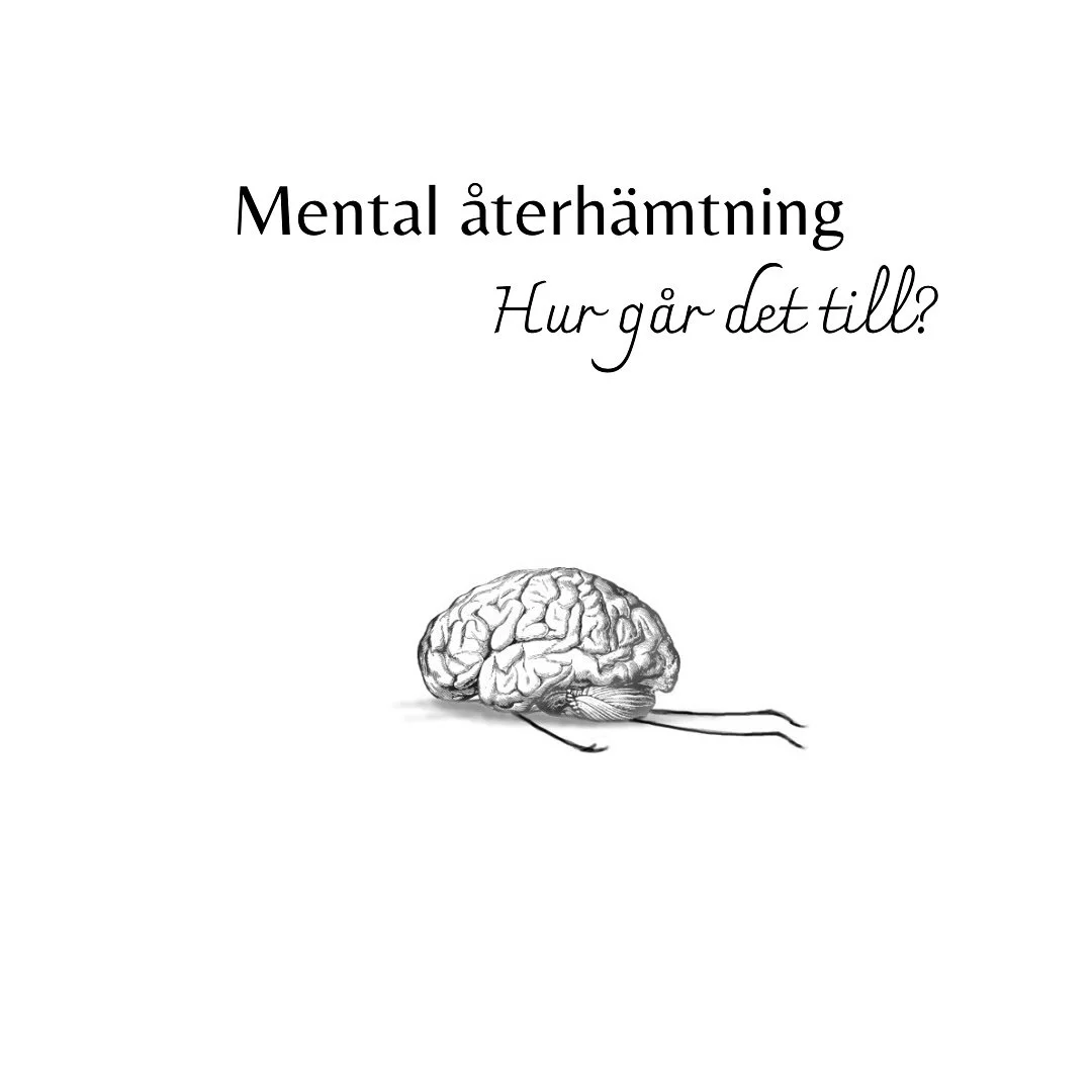 Genom sm&aring;, regelbundna steg kan du skapa ett balanserat och h&aring;llbart s&auml;tt att &aring;terh&auml;mta dig fr&aring;n stress. 
&Aring;terh&auml;mtning &auml;r nyckeln till h&aring;llbarhet!
-mentalt, k&auml;nslom&auml;ssigt och fysiskt.
