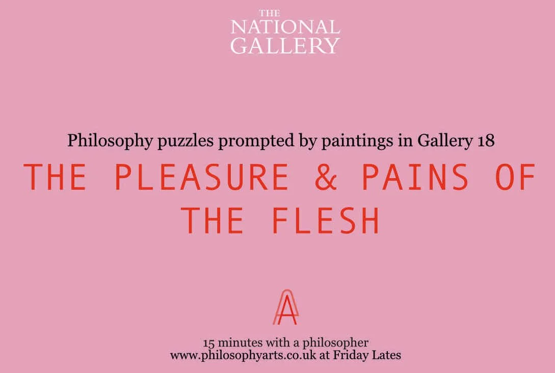 'Flesh' Book your 15 minutes with a philosopher at The National Gallery, Friday, 22 May 2026