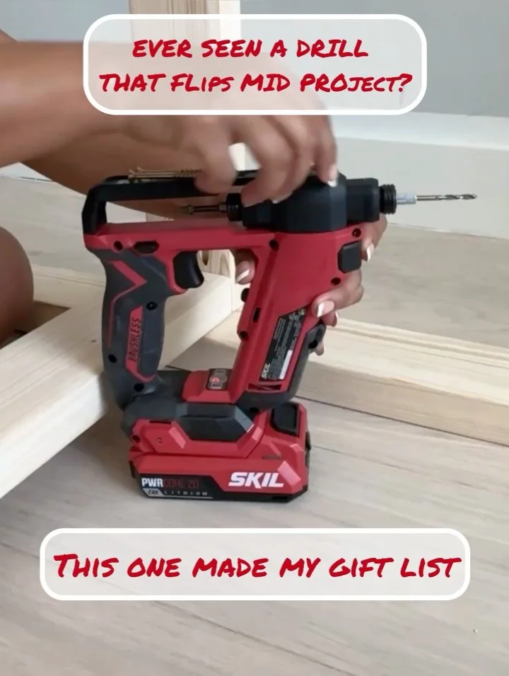(AD)&hellip;The @skilpowertools Flip Drill flips from drill to driver in seconds, fits tight spaces, lights your work, and even charges your phone &mdash; a compact, beginner-friendly power tool made for DIY projects big and small.

#SKILTools #Power