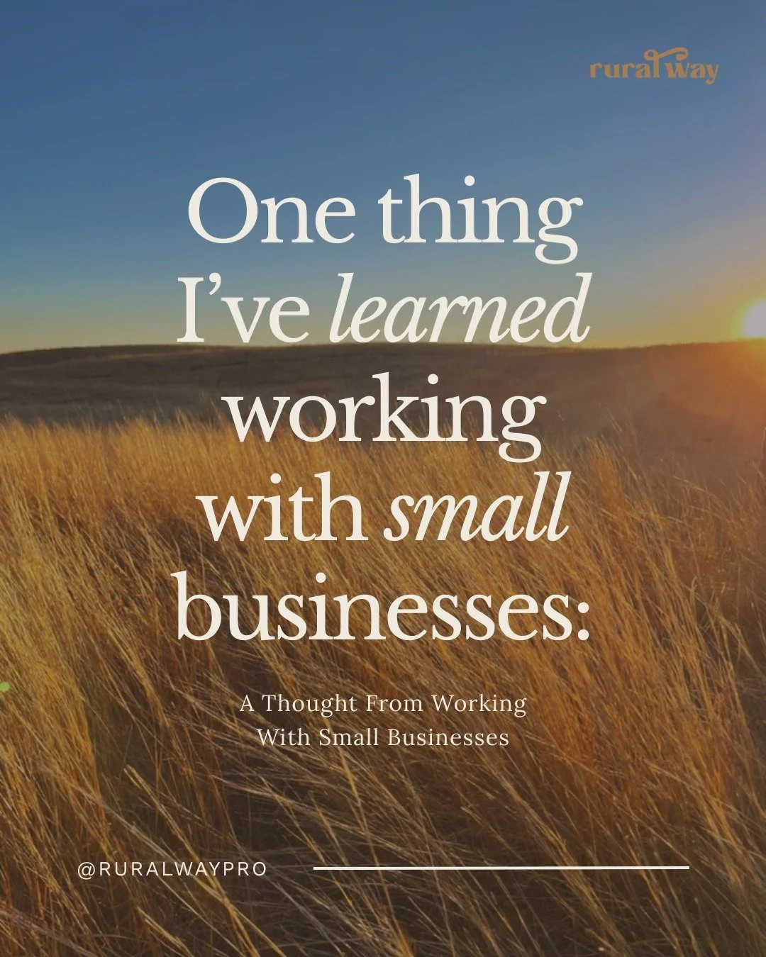 A lot of businesses are doing great work already.

But sometimes the message gets lost online.

Your website, photos, logo, and social media should all tell the same clear story about your business.

When that happens, marketing becomes a lot easier.