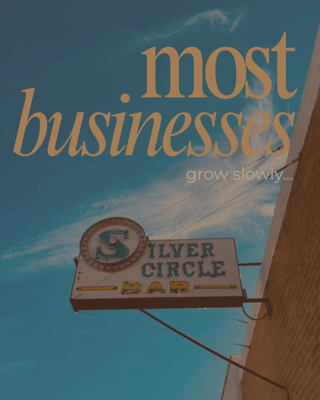 The internet makes it seem like every business explodes overnight.

But most real businesses grow through:

&bull; consistency
&bull; good relationships
&bull; steady improvement

Keep showing up.