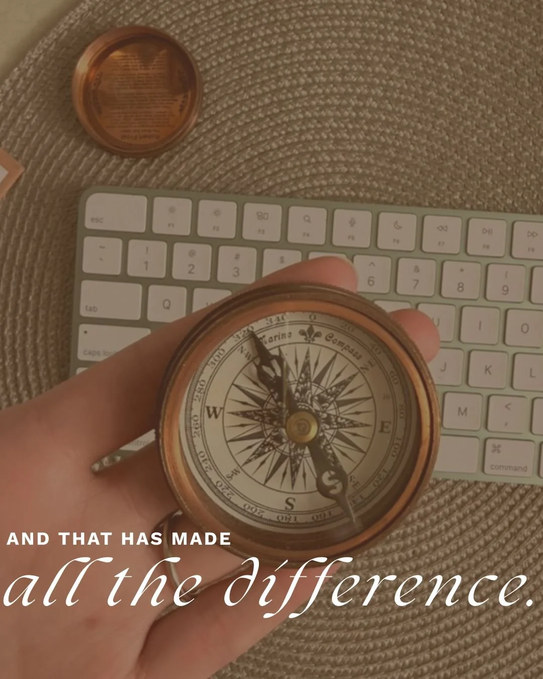 This compass has sat on my desk since college.

I received it through @engler_unl  entrepreneurship program, and it&rsquo;s been in front of me ever since. A small reminder to stay pointed in the right direction.

Running a business (( and helping ot