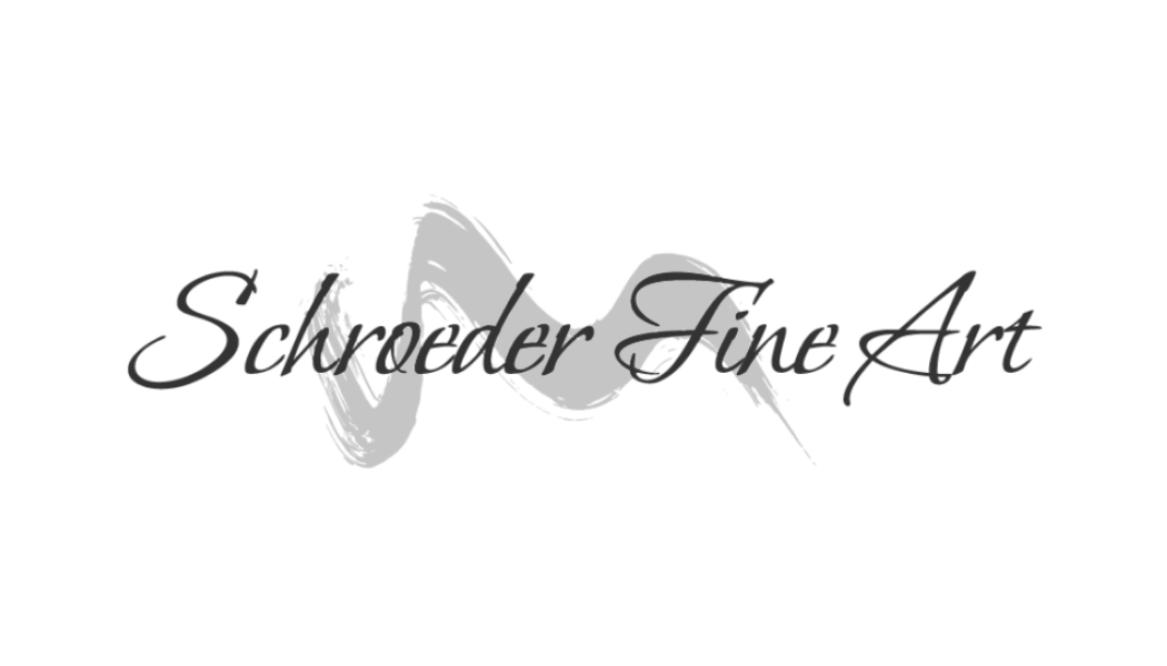 Placeholder image with the text 'Schroeder Fine Art' and a gray abstract brushstroke design.