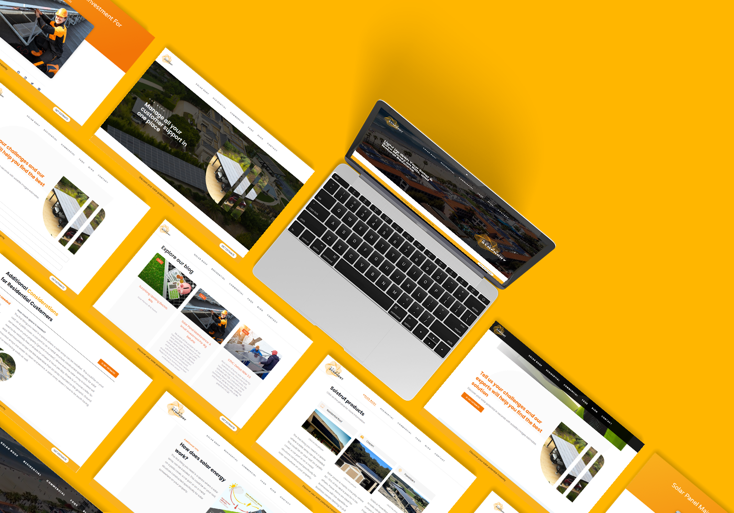 Refresh de diseño web: Solar Symphony
