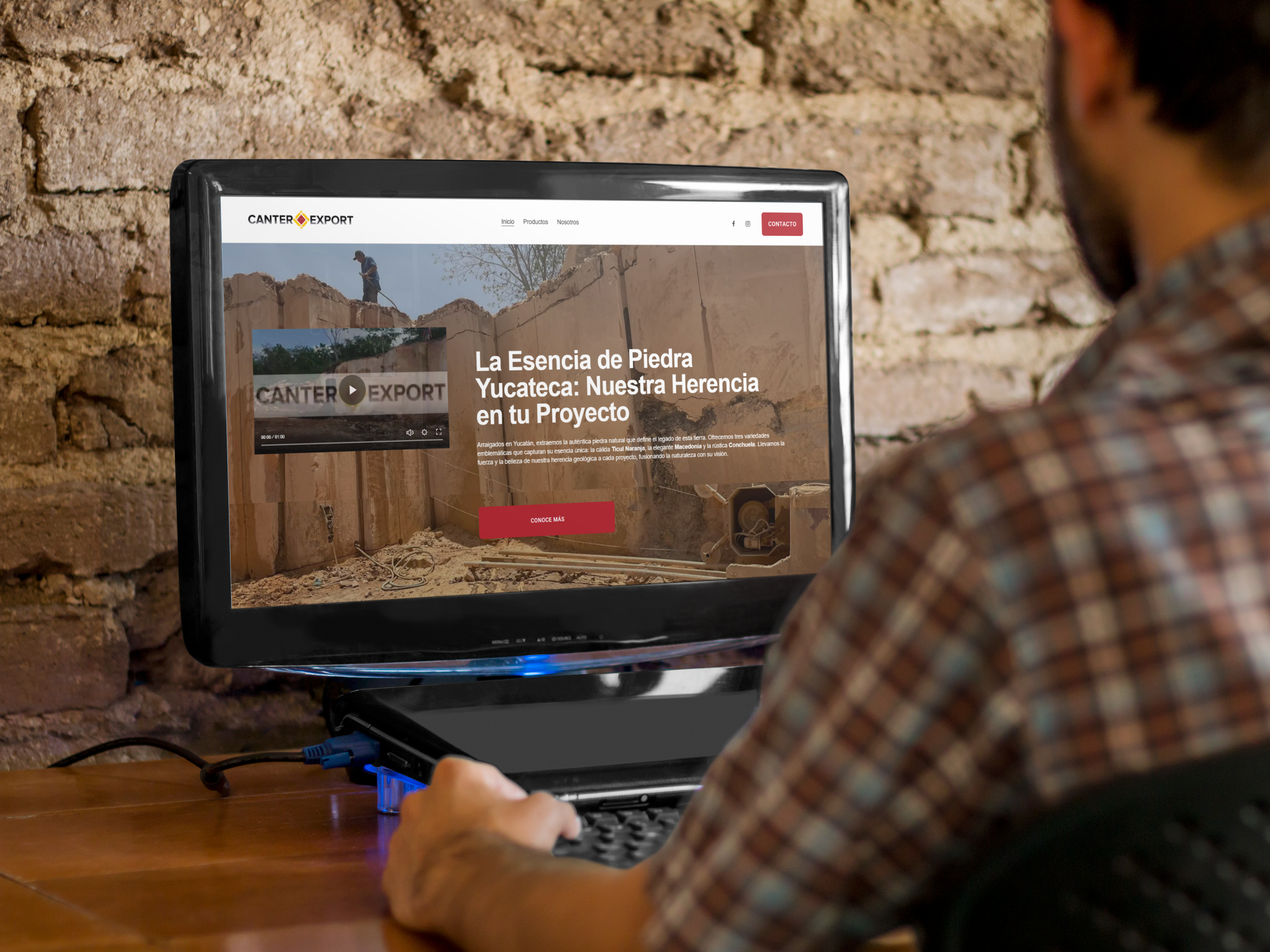Diseño Web de One-Page para Canter Export