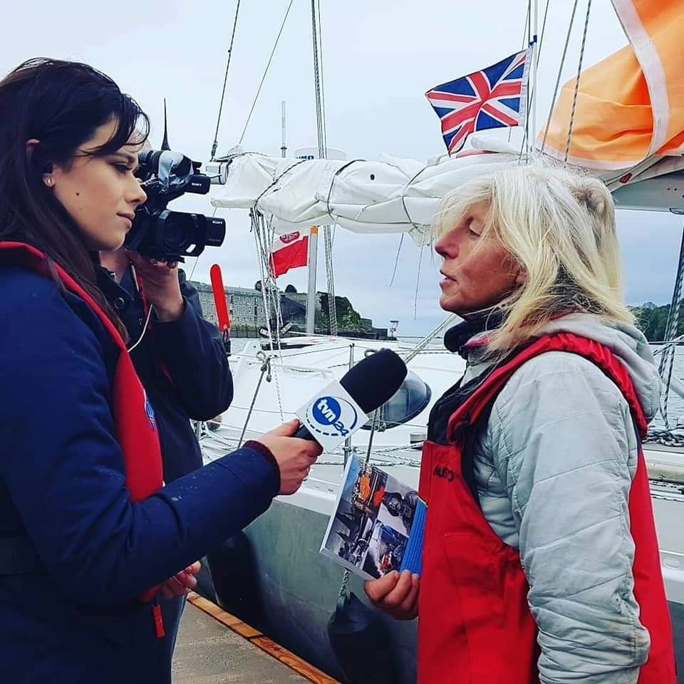 Throwback PR! Five years ago today.

As someone who can get motion sickness stood on a choppy pontoon I totally took my hat off to the amazing sailor Asia Pajkowska.

Asia sailed for 215 days non stop, unassisted sailing around the world (starting an