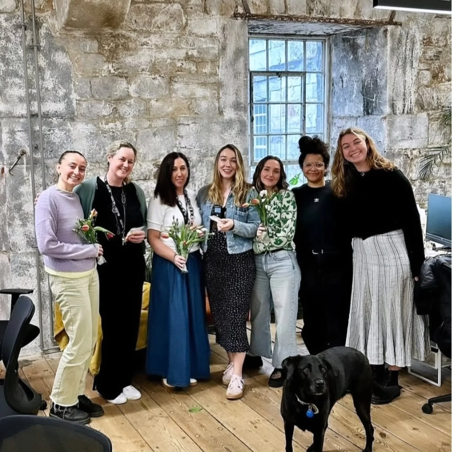 Last week's International Women&rsquo;s Day with some of the Oysters of @rockoystermedia ! And office dog of the day, the lovely Ottie, who may have required a few 📸 to get in shot!🐾

These ladies have been AMAZING 🔥 

#tribe #TVPro #lovewhereyouw