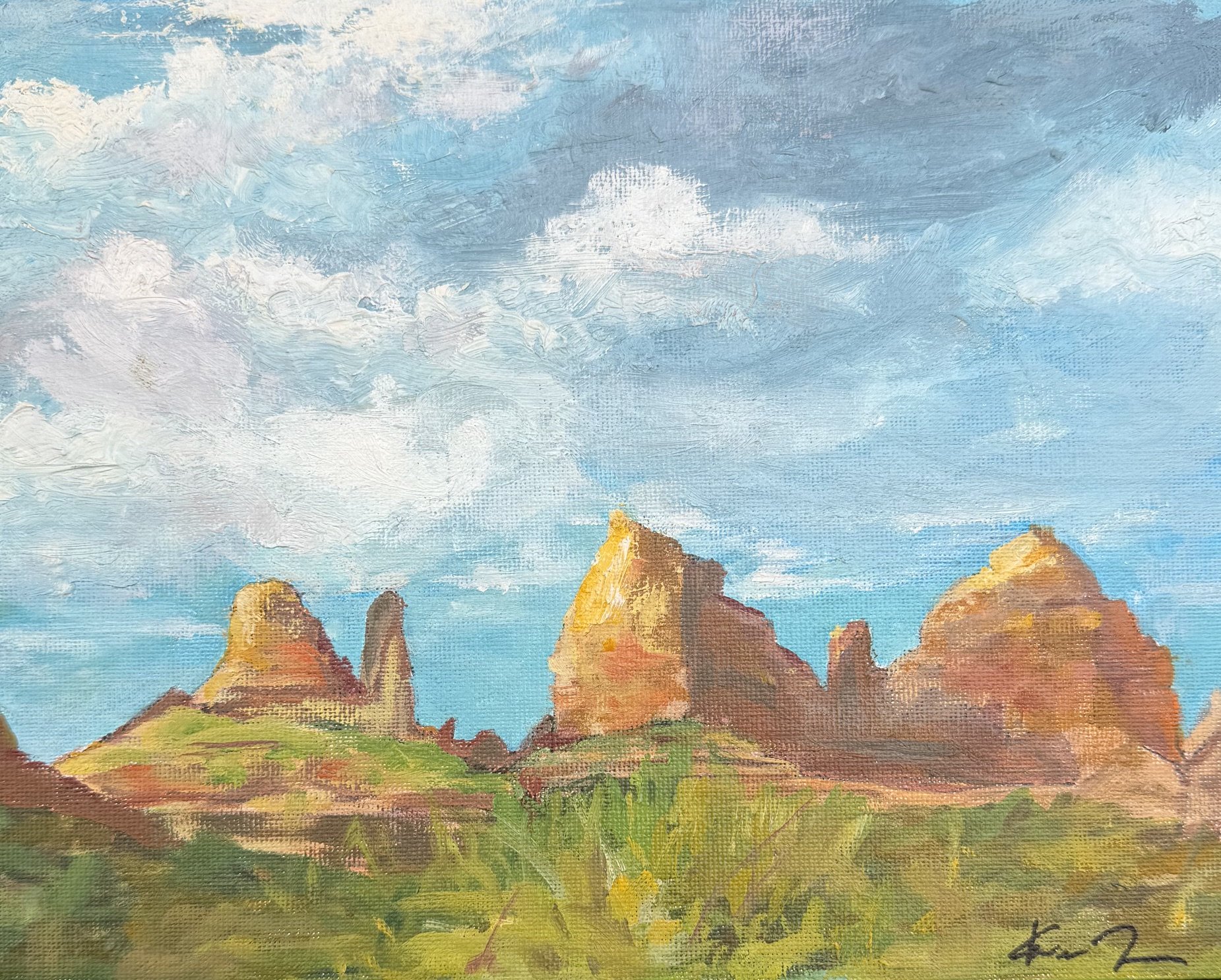 Sedona Afternoon
8"x10"x2" Oil on Panel
Available in Gallery, Please Inquire