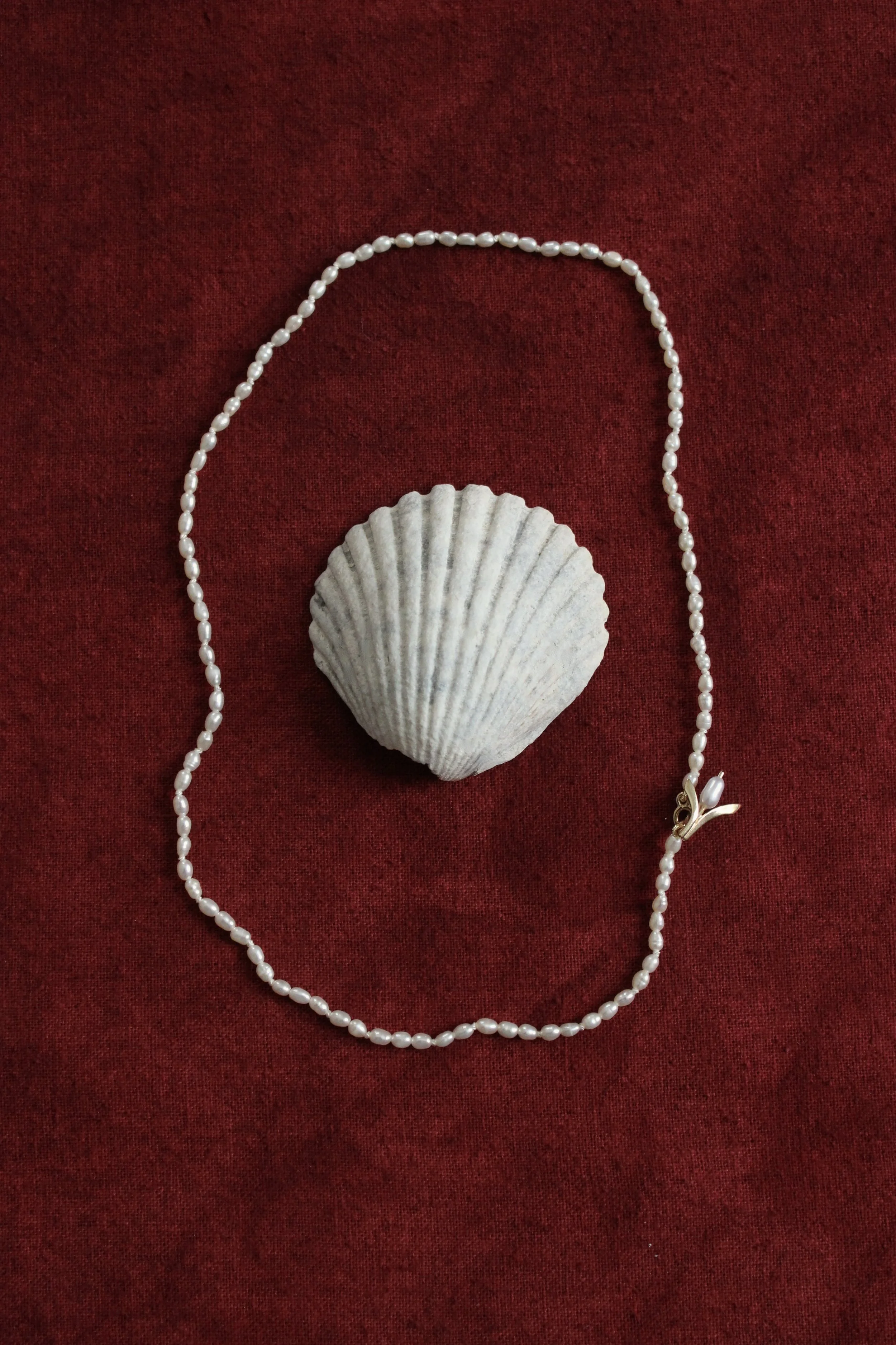 Cattail Pearl Necklace