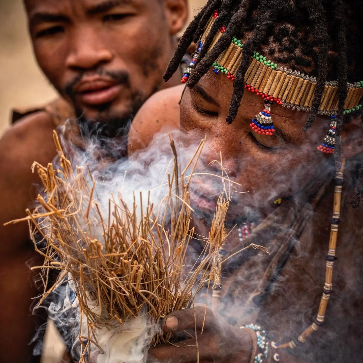 Our ability to harness fire has arguably been the greatest tool in our success to evolving as one the most prolific species currently found on earth.

These people of western Botswana are respectivfully known at the Bushmen. They are one of the most 
