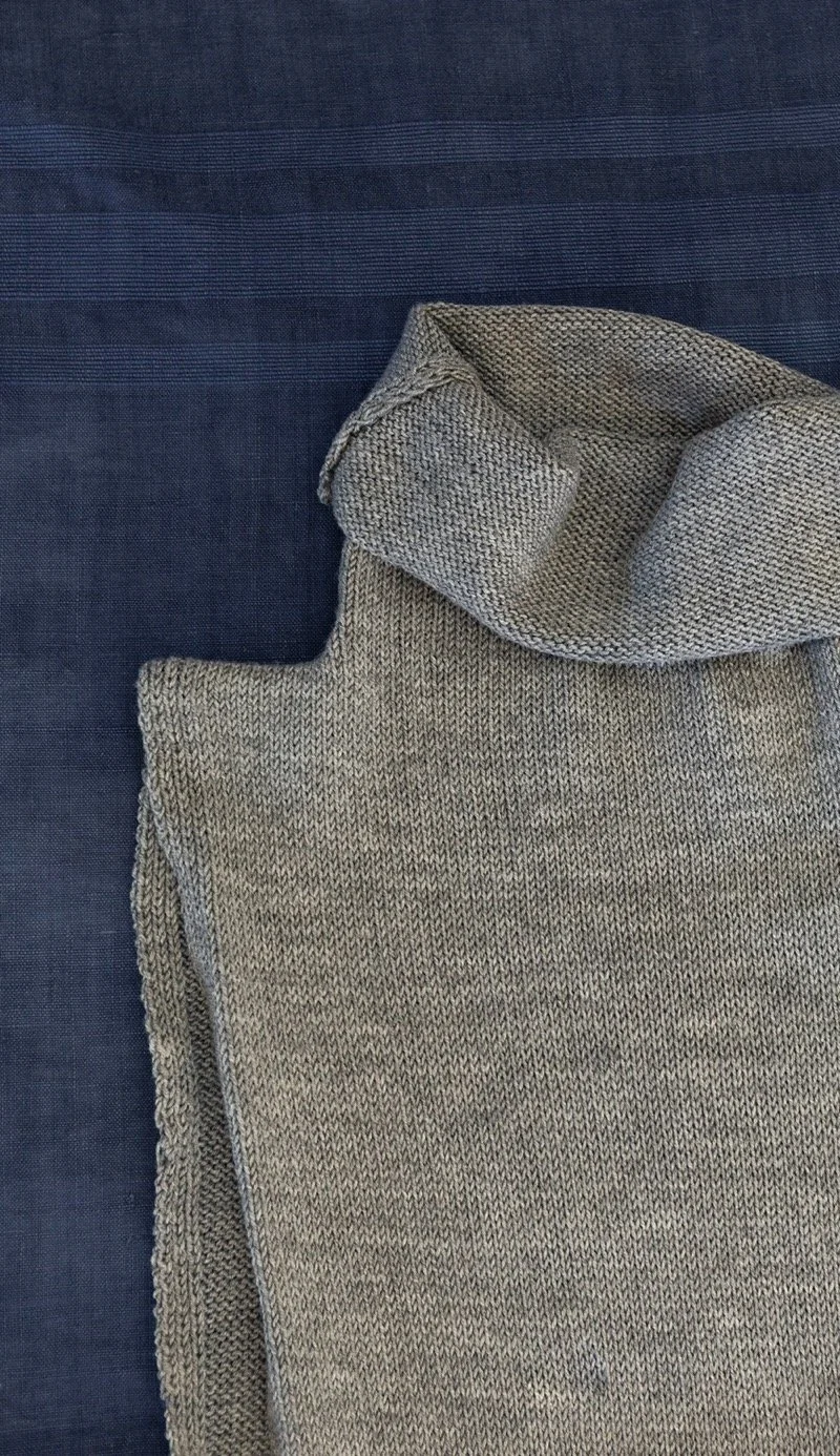 CHALECO GRIS  LANA MERINO