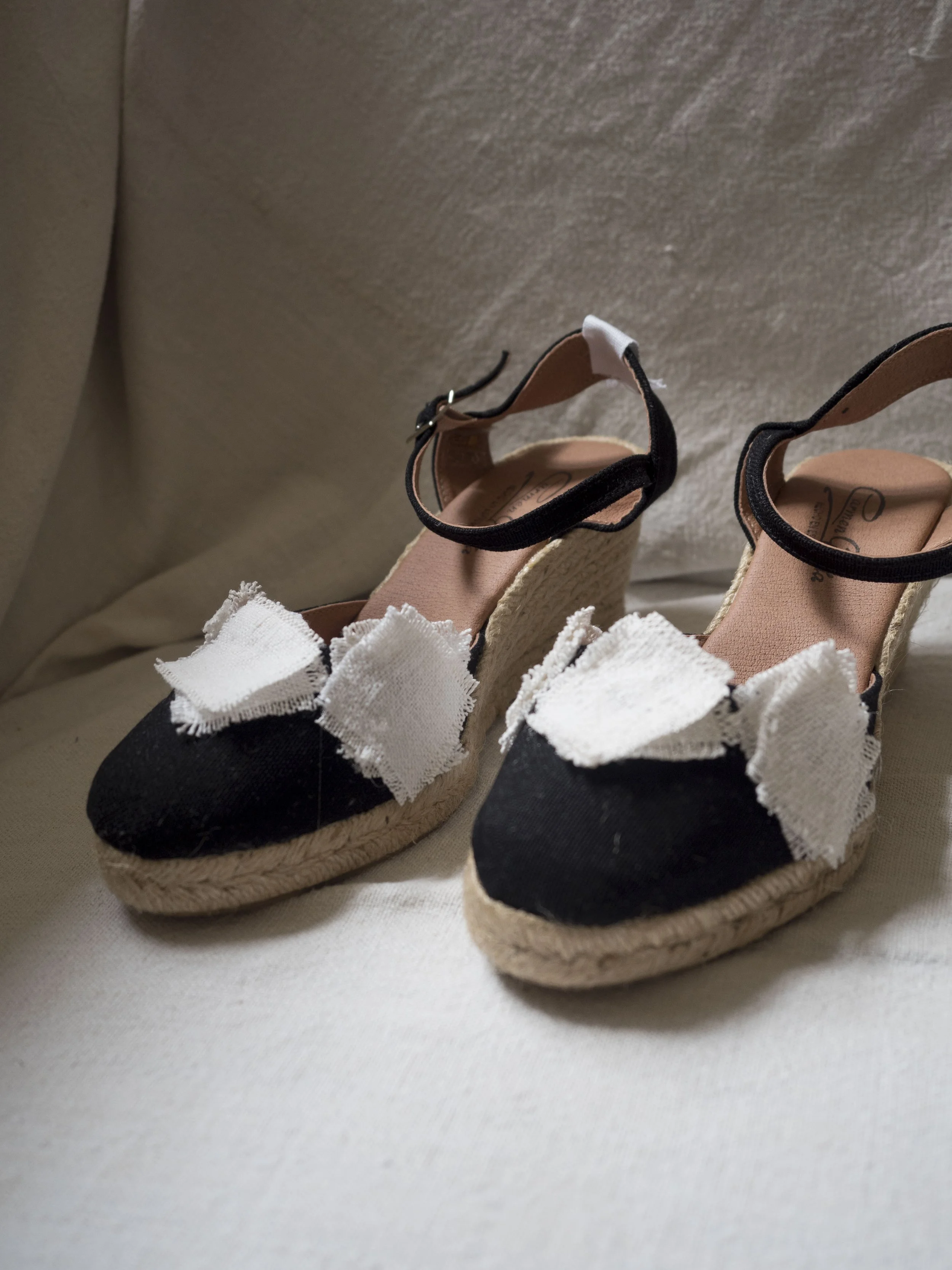 ALPARGATAS ARTESANALES DE LINO DESFLECADO TALLA 37