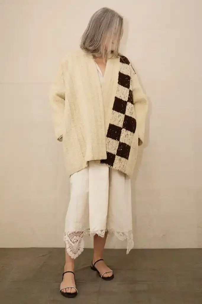 ABRIGO “BABOUCHE” DE LANA PURA