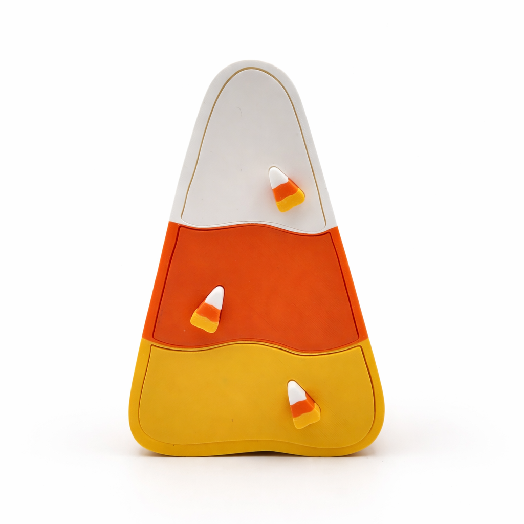 3D Printed Candy Corn 3-Drawer Storage Box