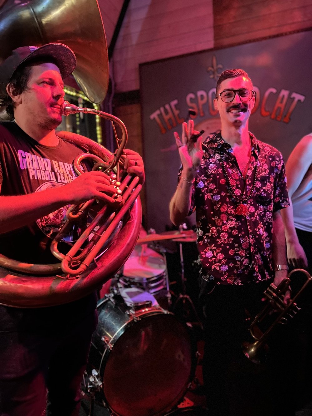 Dirty Tuba artwork from The Spotted Cat Music Club