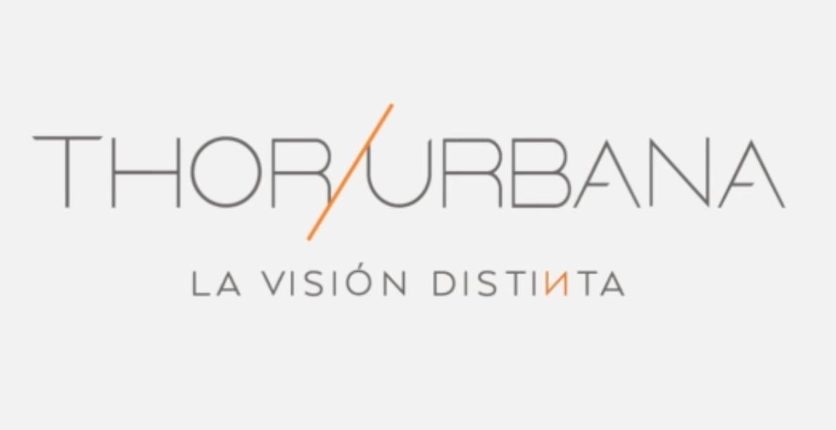 Thor Urbana logo with slogan 'La Visión Distinta'