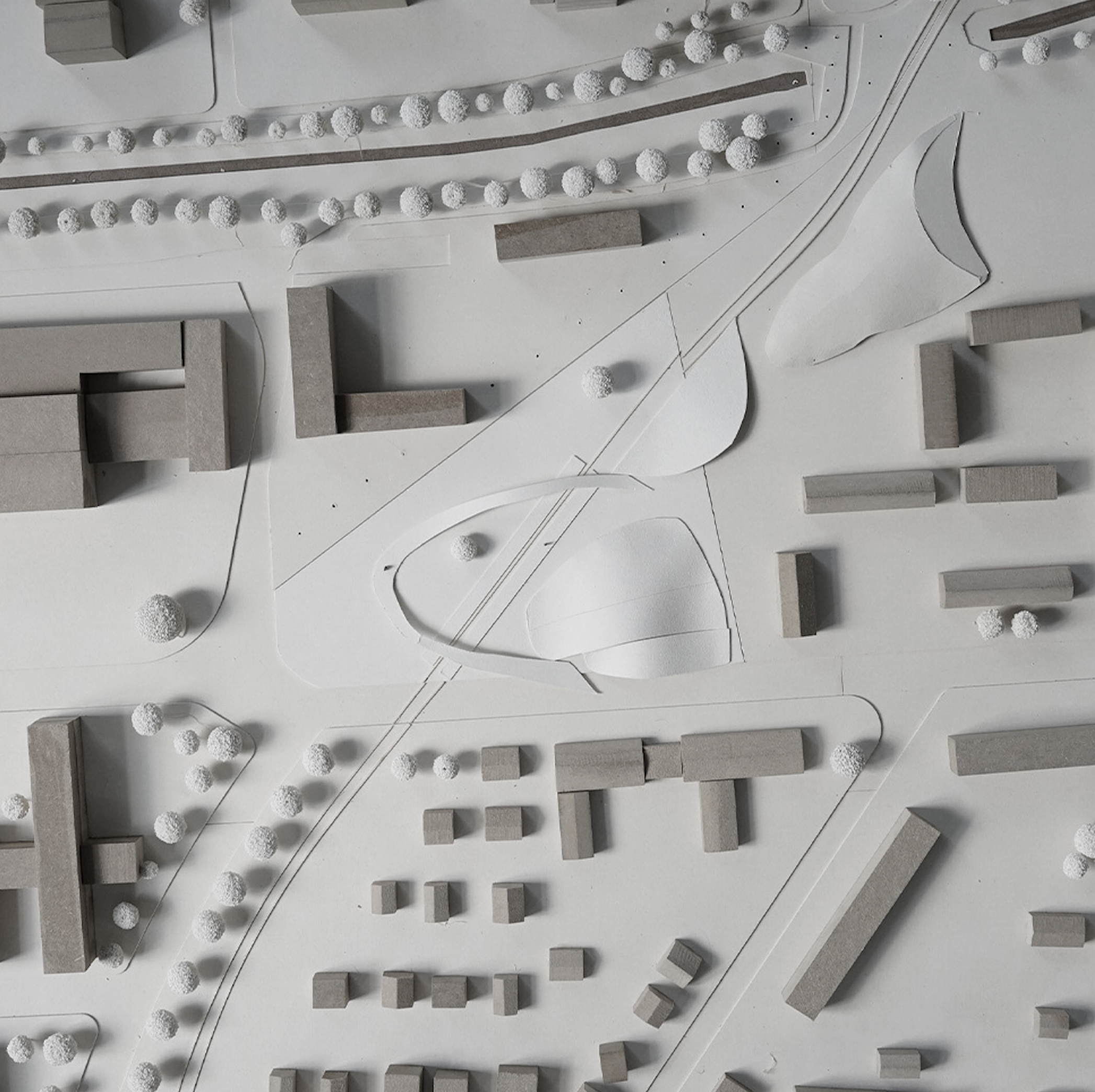 städtebauliches Modell Mikrotopografie