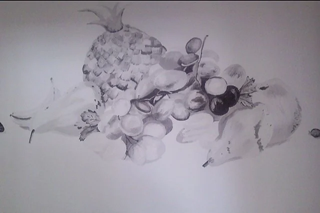 ´Obst` Acrylfarbe im Innenbereich