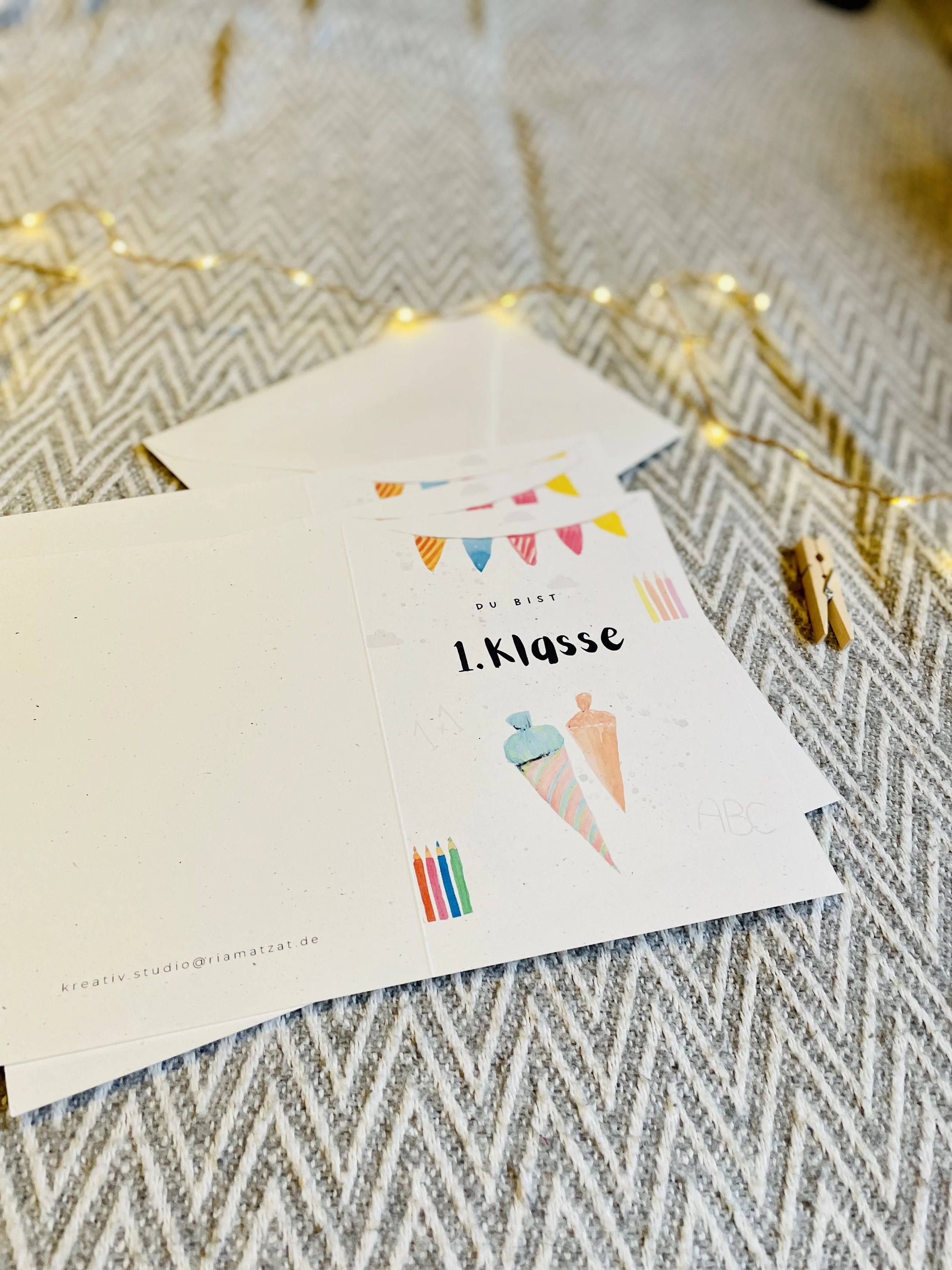 Du bist 1. Klasse- Glückwunschkarte