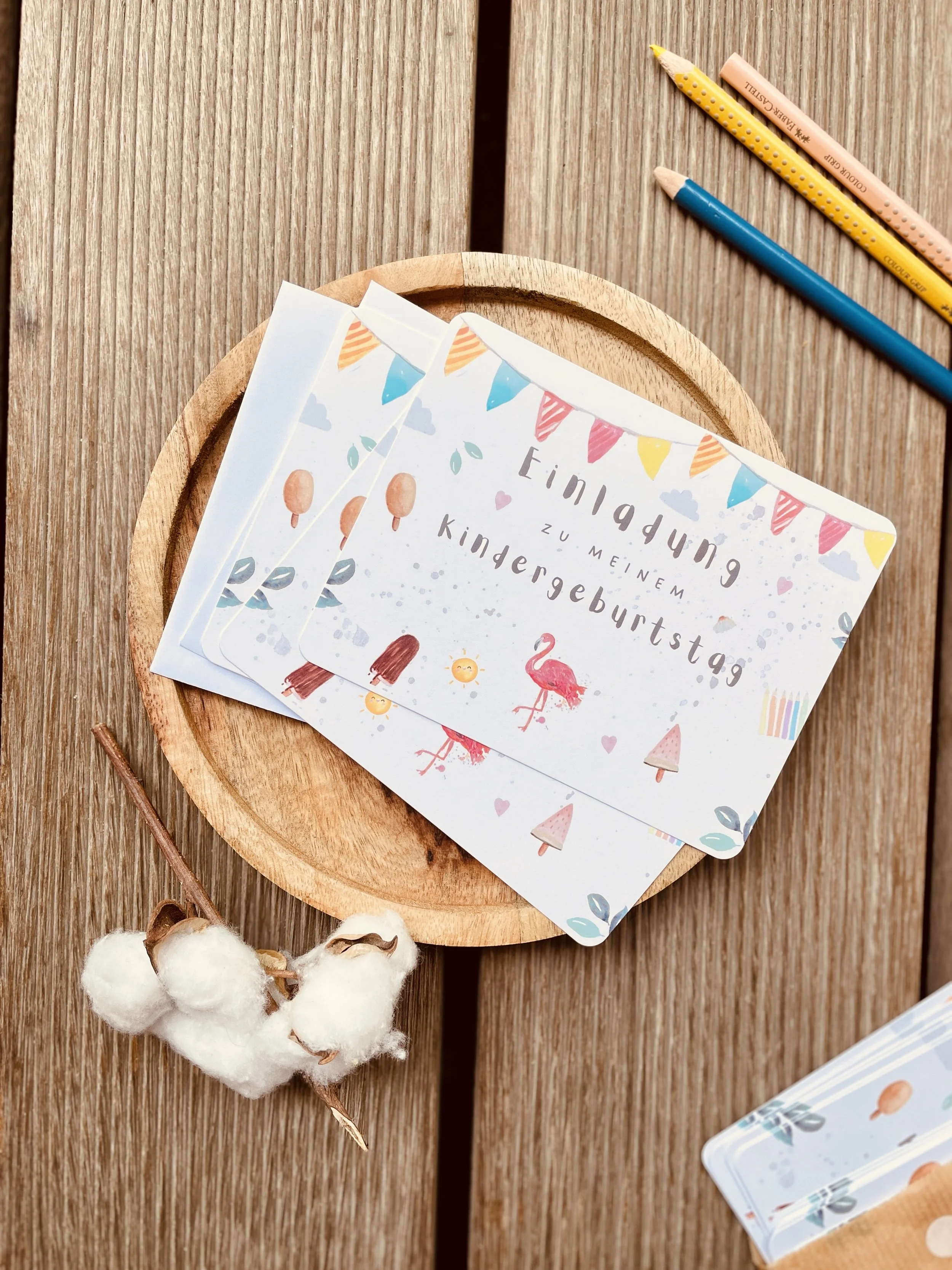 Geburtstagseinladungskarten
zum selbst ausfüllen