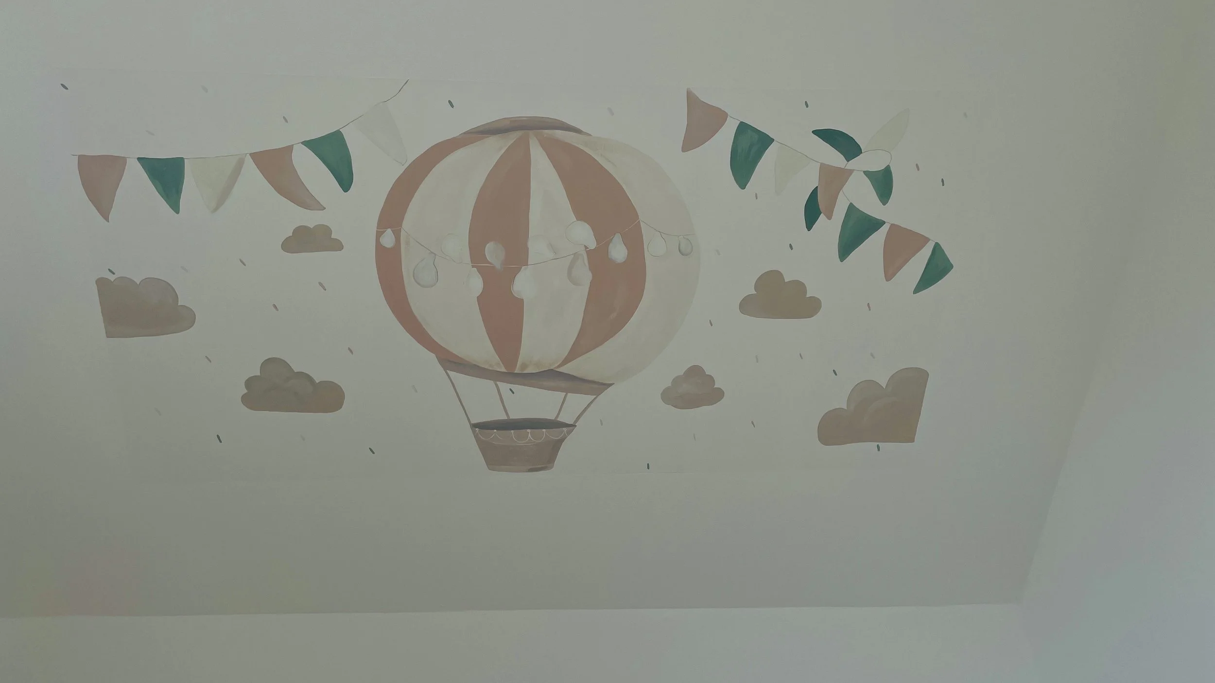 Wandbild im Kinderzimmer Mauve
