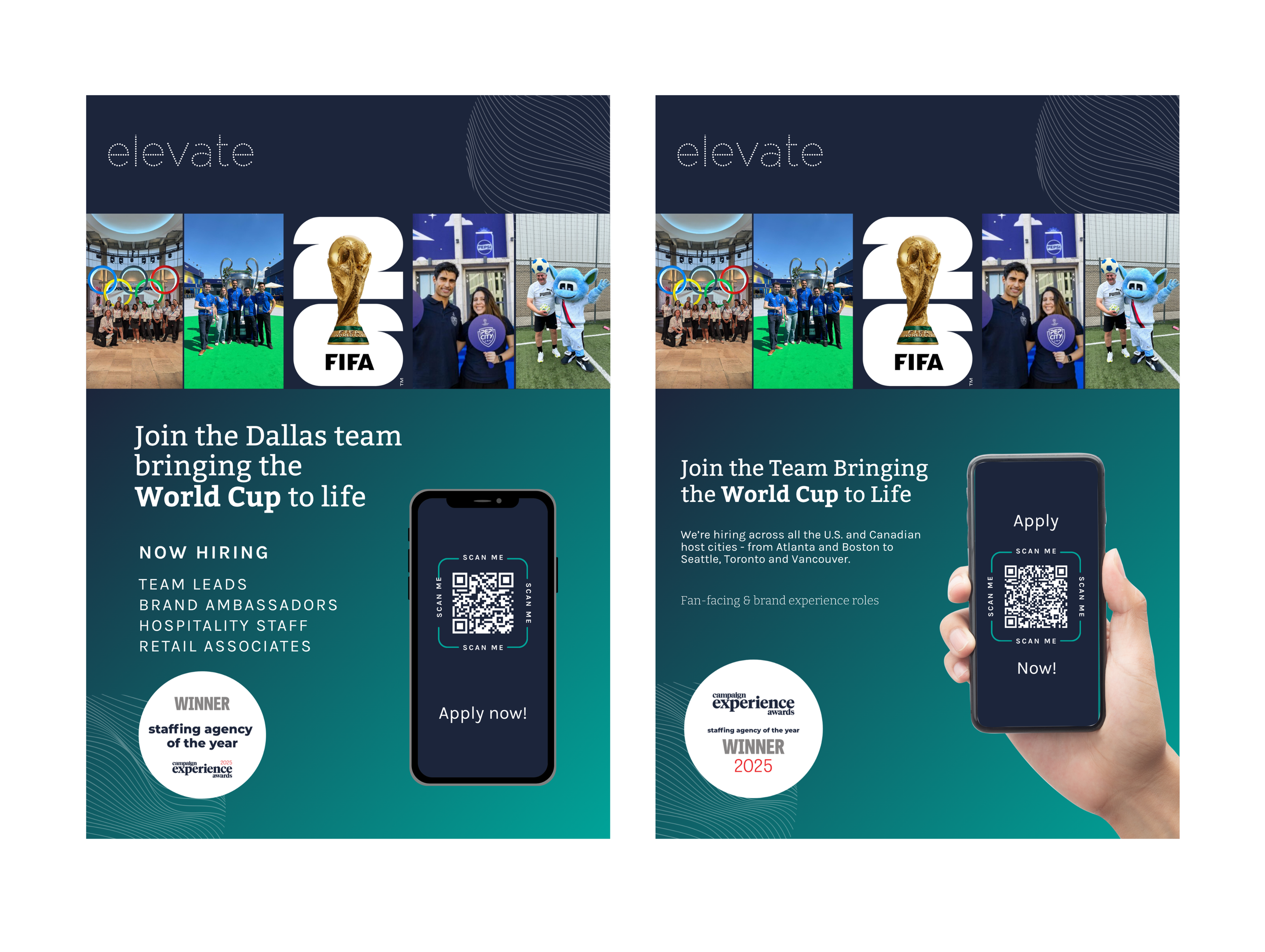 FIFA recruitment posters 