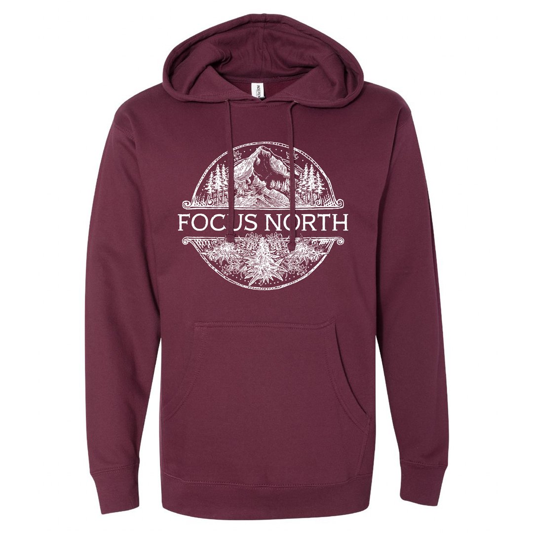 Focus Hoodie (Maroon)