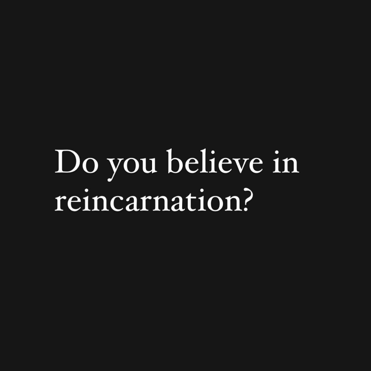 Yes, no, maybe? Why? Sunday running thoughts! 🙏🏼 more to follow!

#reincarnation