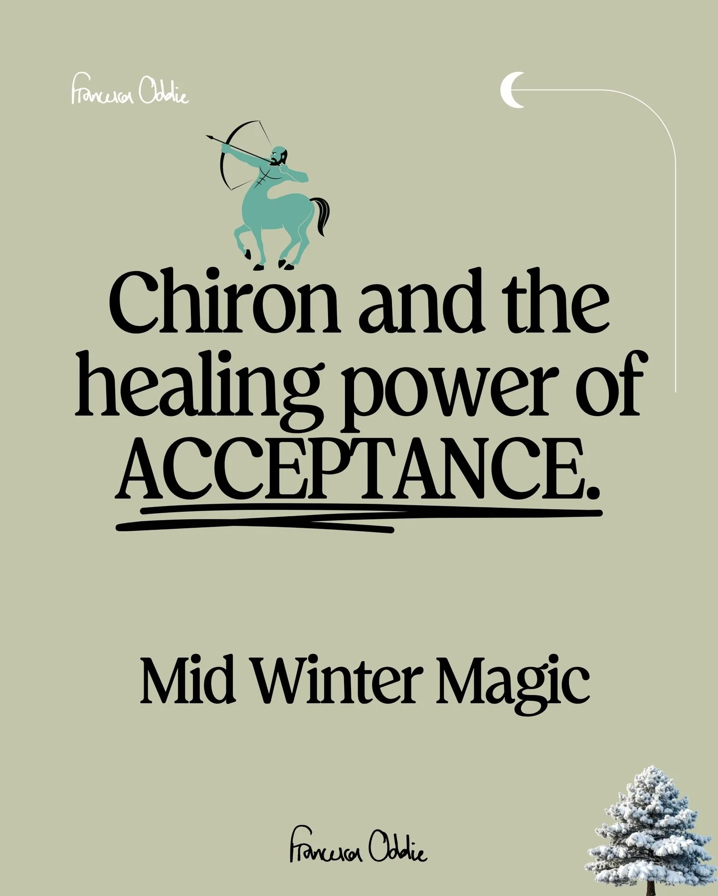 This one&rsquo;s a TREAT! An easy-to-miss bit of astrology that&rsquo;s not insignificant.

Comment CHIRON 👇🏽👇🏽👇🏽 for your placement!

Chiron healing = self healing = self acceptance.

Are you able to accept your limitations without bitterness,