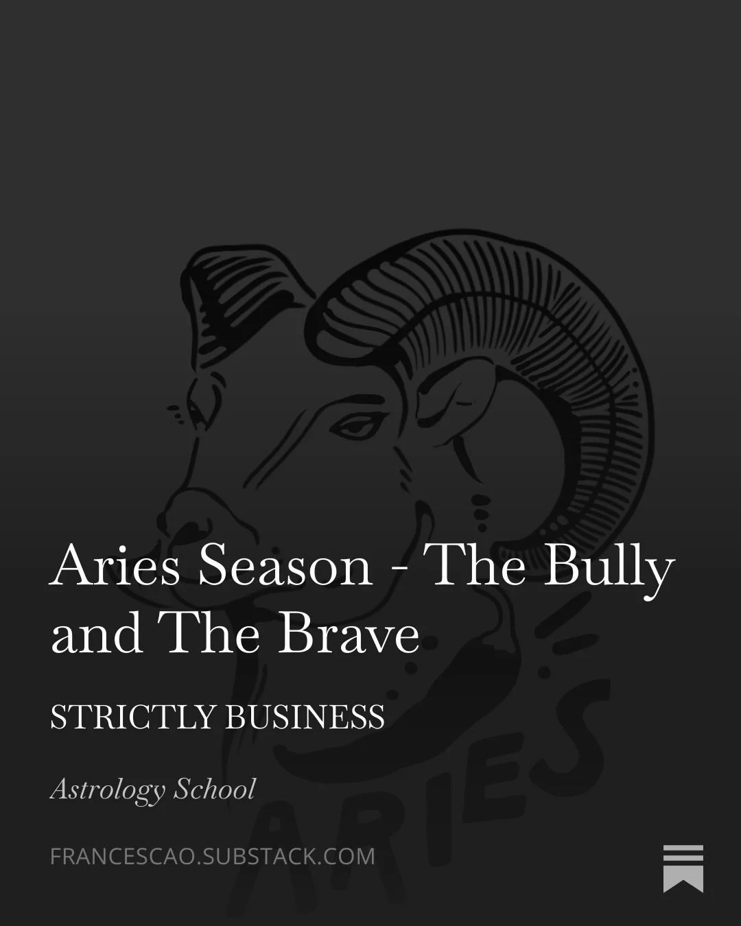 I&rsquo;ve noticed that recently the online space has become NOISY. 

OPINIONS AND ADVICE, arguments and people disagreeing BECAUSE THEY CAN.

That edge of Aries is everywhere. Warlike. Petty. 

I wrote this and the thought, nahhh it&rsquo;s a me pro