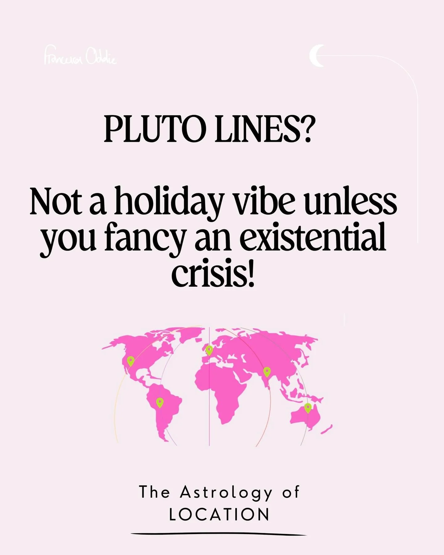 The astrology of PLACES and space that&rsquo;s different for all of us&hellip;

💅 Comment MAP and I&rsquo;ll explain how you work it all out!

I so remember hearing about it in class and NEEDING that map. IMMEDIATELY. 

Would I have lines through It