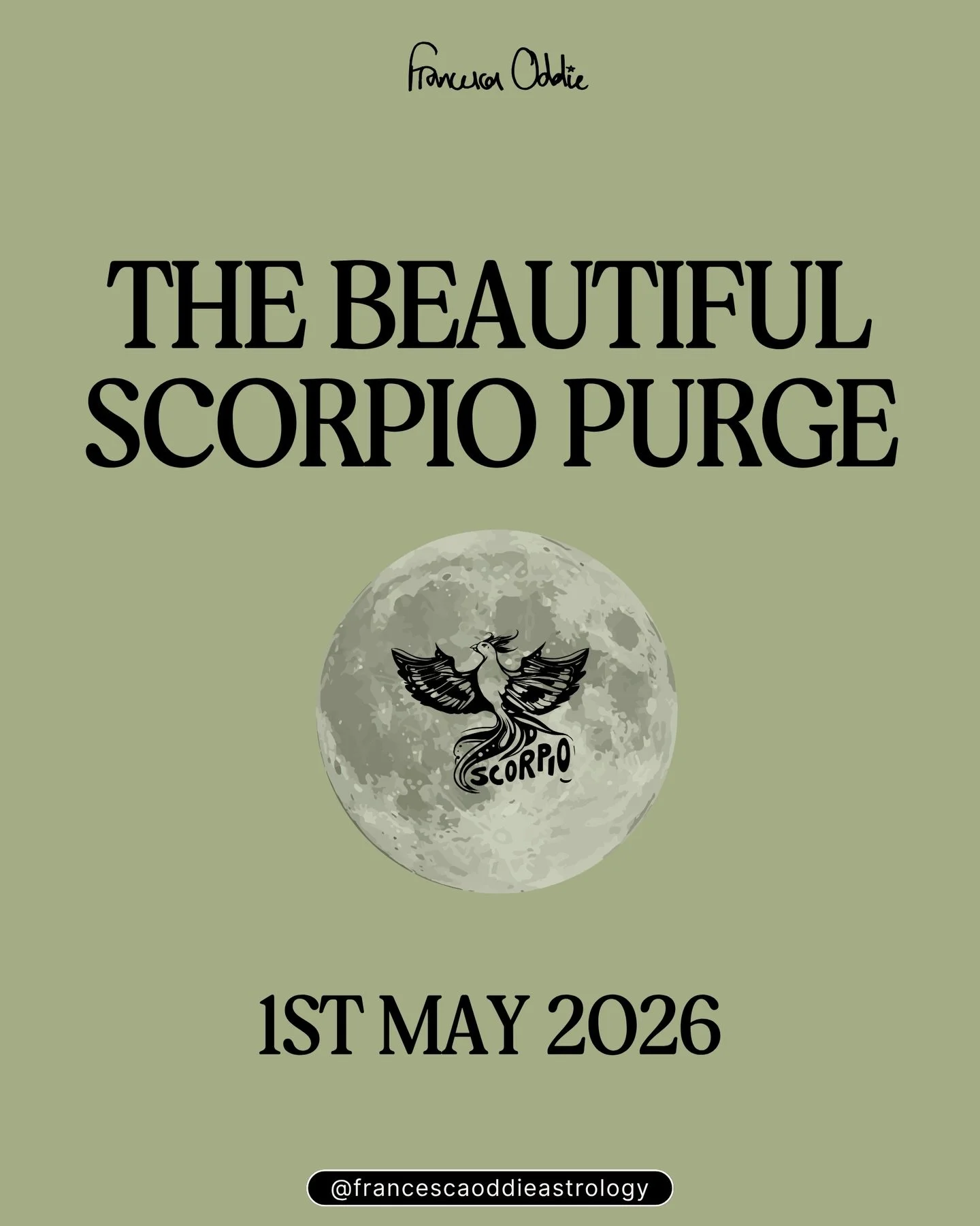 FULL MOON IN SCORPIO - 1st May 2026 18.22

SIMPLE IS BEST

Buddha was said to be born at the full moon in Scorp - here we are reminded to LET GO, and embrace the liberation of endings.

There&rsquo;s a few realisations knocking around in my head;

⚡️