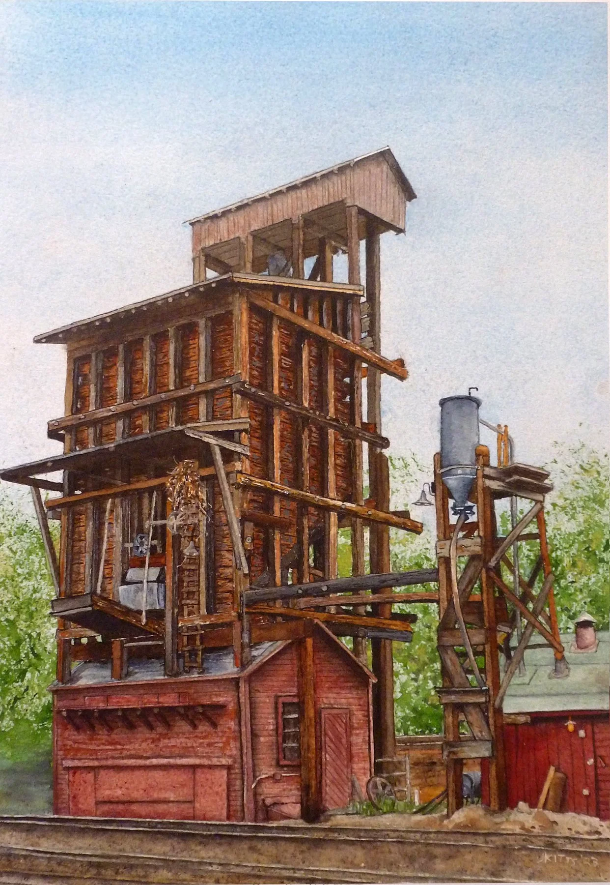 Chama Coal Tipple 13 X 9 (prints available)